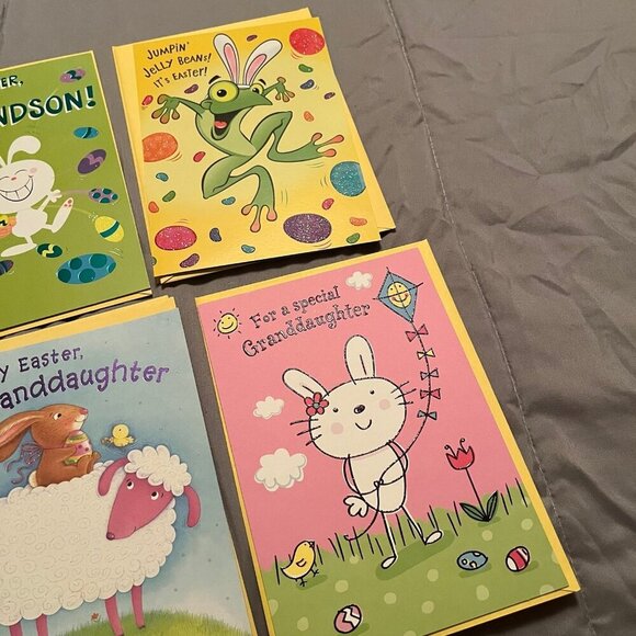 Kids Easter Greeting Cards Bundle of 10 - Picture 4 of 10